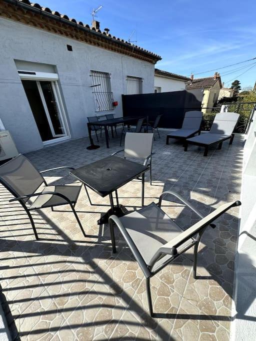 Appartement Sabatier T4 Avec Terrasse Et Jardin Carcassonne Exterior foto